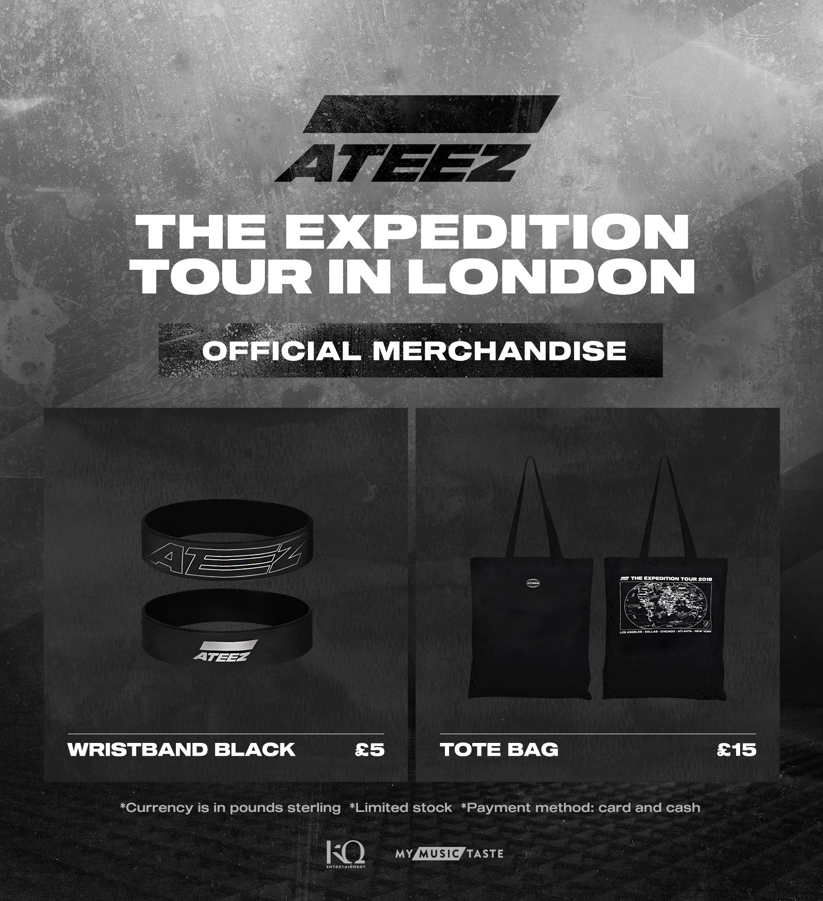 MyMusicTaste on X ATINY attending ATEEZ The Expedition Tour in LONDON We are thrilled to announce that the tour official Merchandise will be available for purchase on the day of