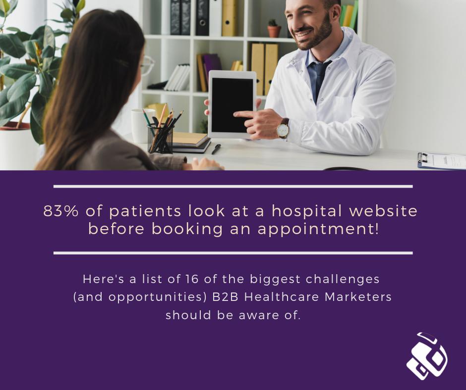 JumpfactorMedia's tweet image. 73% of consumers use search engines to research treatments! Learn more about the 16 biggest challenges and opportunities in Healthcare Marketing. Read our guide to lean more. buff.ly/2TP5mC9 #healthcare #DigitalMarketing #jumpfactormarketing