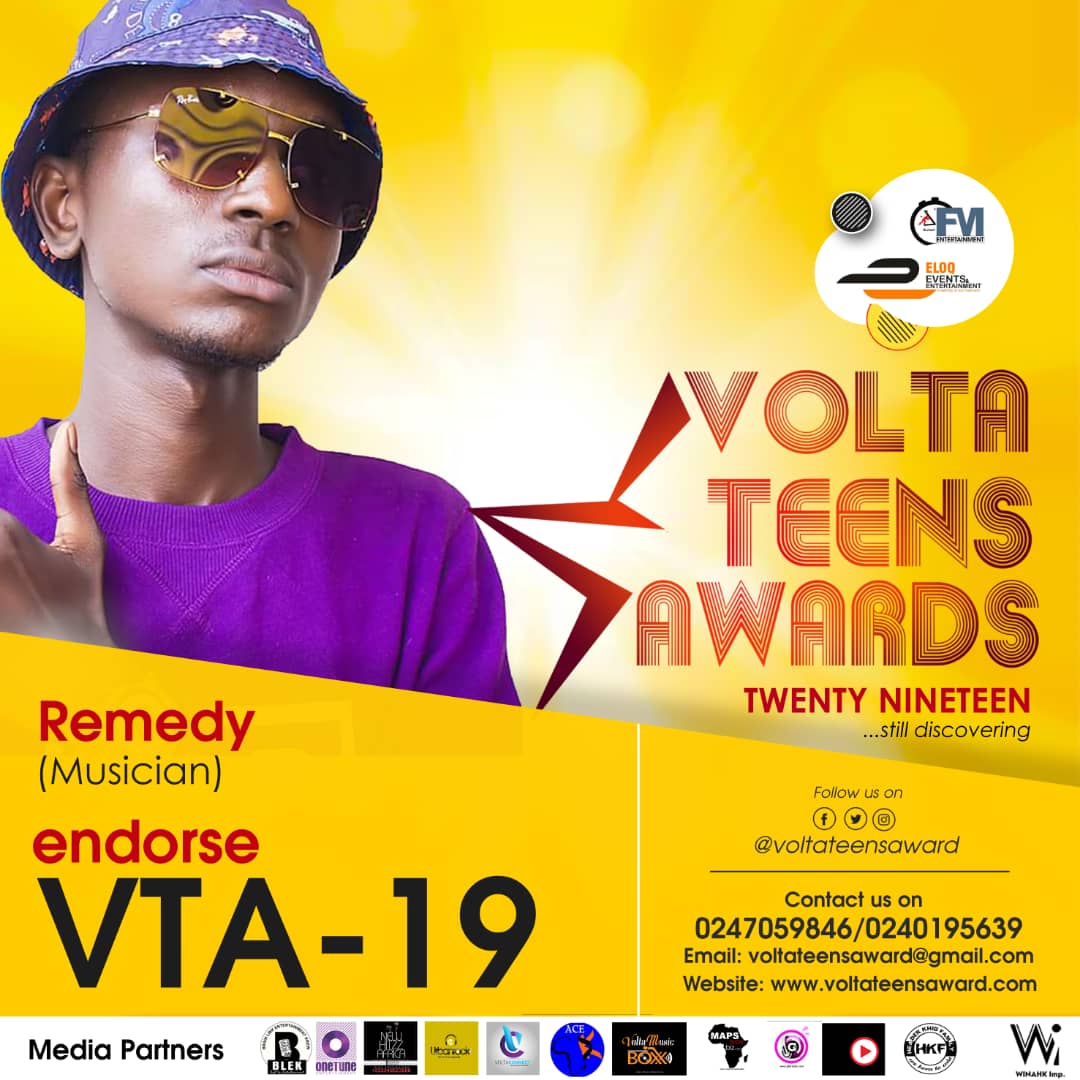 VoltaHitz's tweet photo. Musician @remedieofficial has endorsed Volta Teens Award.
He is one of the best male vocalist in the region now .
Thanks for your support big man..

@voltateensaward #VTA19 #stilldiscovering @FmEntertainmen_ @eloqevent @MaskhidHL @volta1tvgh https://t.co/cUWVrtJxNq