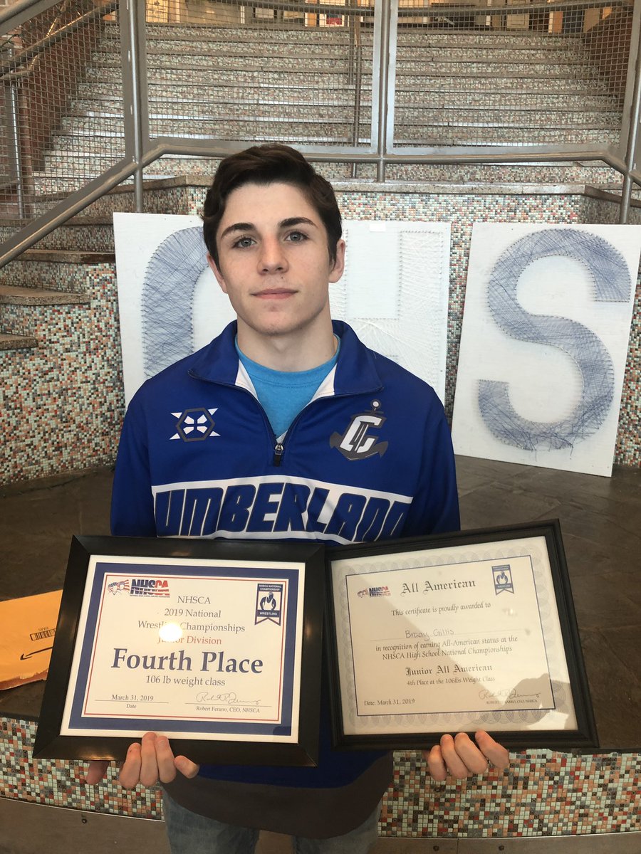 Brady Gillis finishes 4th at National Championship. Congrats to our All-American!