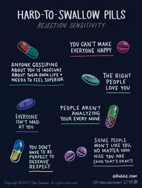 WomenintheCity's tweet photo. I love the graphics produced by @danidonovan. Although her focus is on how the #ADHD mind works, I think this one resonates whether you're #NeuroDiverse or not. #DoNotTakeThingsPersonally https://t.co/yssM3VV5d8
