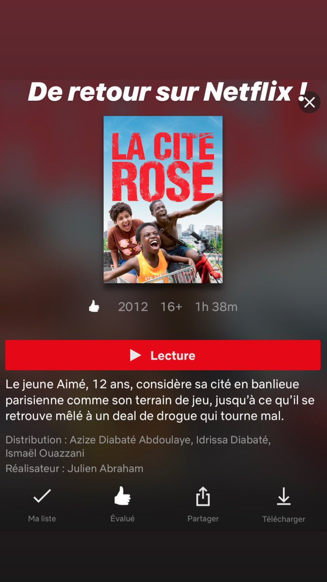 LACITEROSE's tweet photo. La Cité Rose est de retour sur @NetflixFR ! https://t.co/l9mL96PBpT