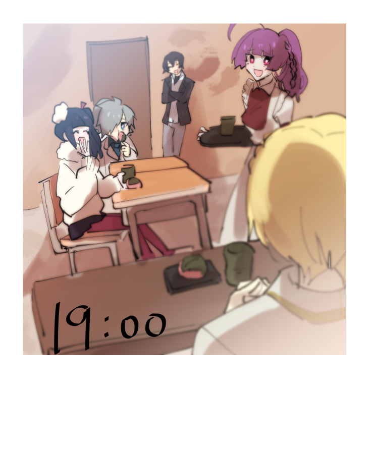 zeroino0's tweet photo. 生徒委員会の様子も見させてもらいました。迷惑をかけていませんか、心配でしたが大変仲良くしているようで安心しました。終わり掛けのところでしたのに、茶菓子を用意していただき大変ありがたかったです。 https://t.co/wX6SO8wOL0