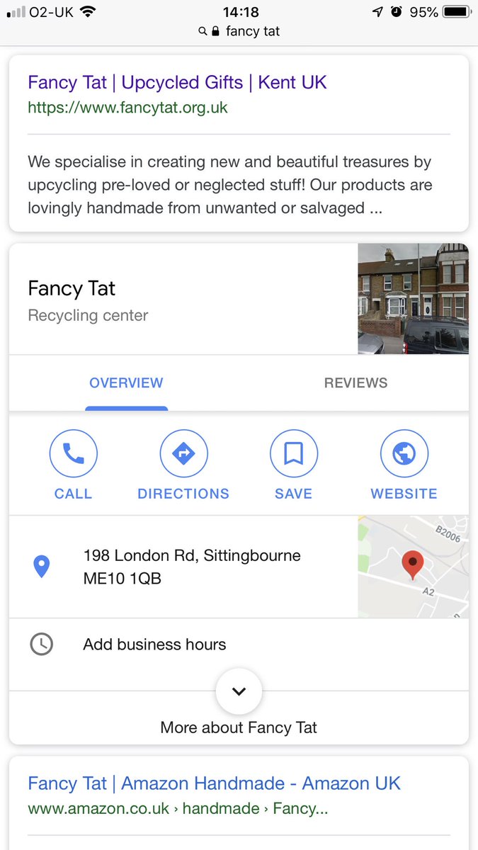 FancyTatCrafts's tweet photo. We discovered this morning... according to google.... we are a 'recycling center' ! Hopefully people won't turn up at the house with old sofas and toilets! π€£ππ² #fancytat #notarecyclingcenter #notoiletsthanks #upcycle https://t.co/dbdAcCpxXX