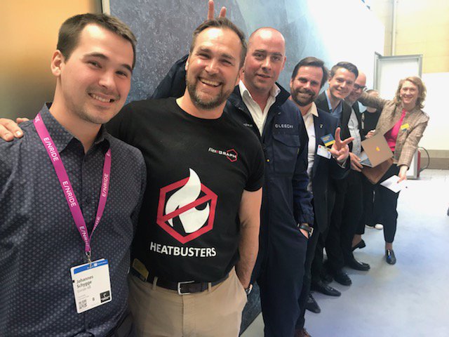 IgniteSweden's tweet photo. Who said you can't have fun while waiting to come on stage &amp; pitch? Listen to @FlexeGRAPH @Jakob_Gleechi @BuildrAB @einrideofficial @ekkonosolutions @Graphmatech @lumenradio @OpiFlex_se @univrses at the Startups Session moderated by @mammaclaire from @BusinessSweden #SwedenCoLab https://t.co/LMl8FeQiNv