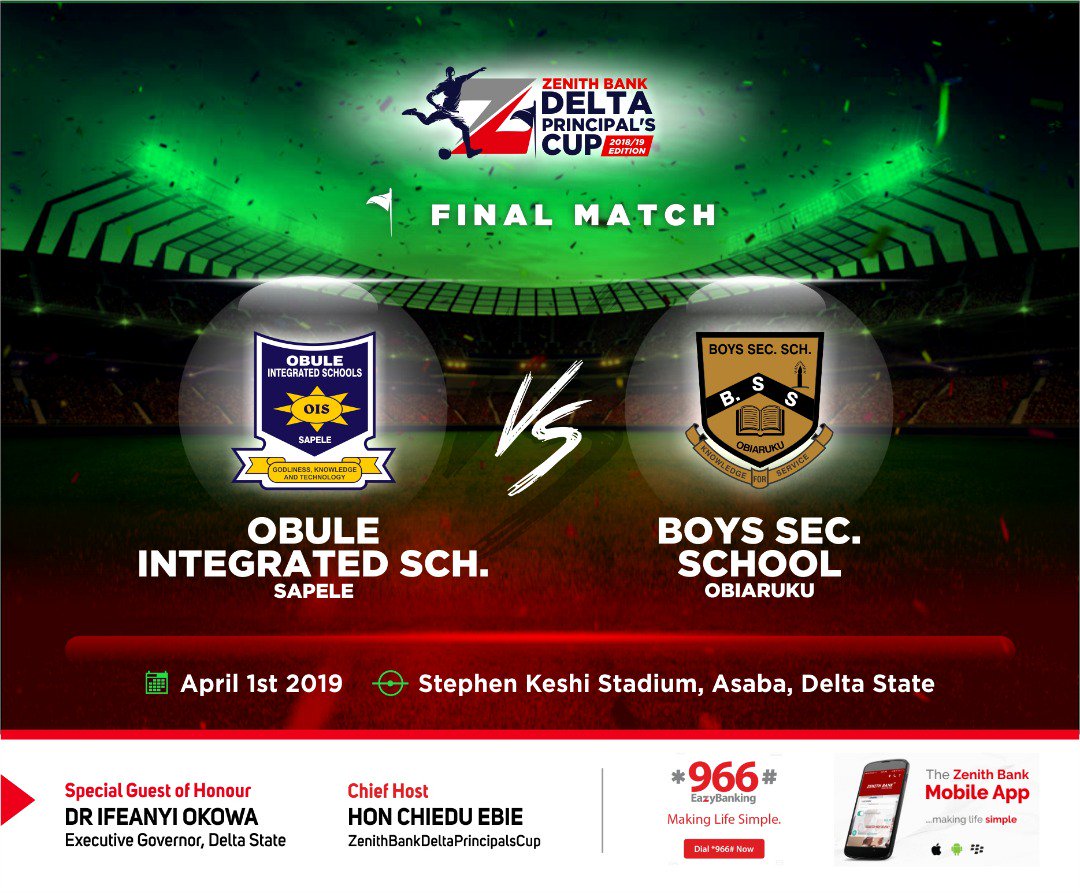 ZenithDeltaCup's tweet photo. It's 1-1, Game on 

Loss of Concentration on the part of Boys Secondary School,Obiaruku has offered Obule Integrated Secondary School a chance to equalise. 

Obule School 1-1 Boys School 

#ZenithBankDeltaPrincipalsCup 🏆 https://t.co/PnfauaP5JT