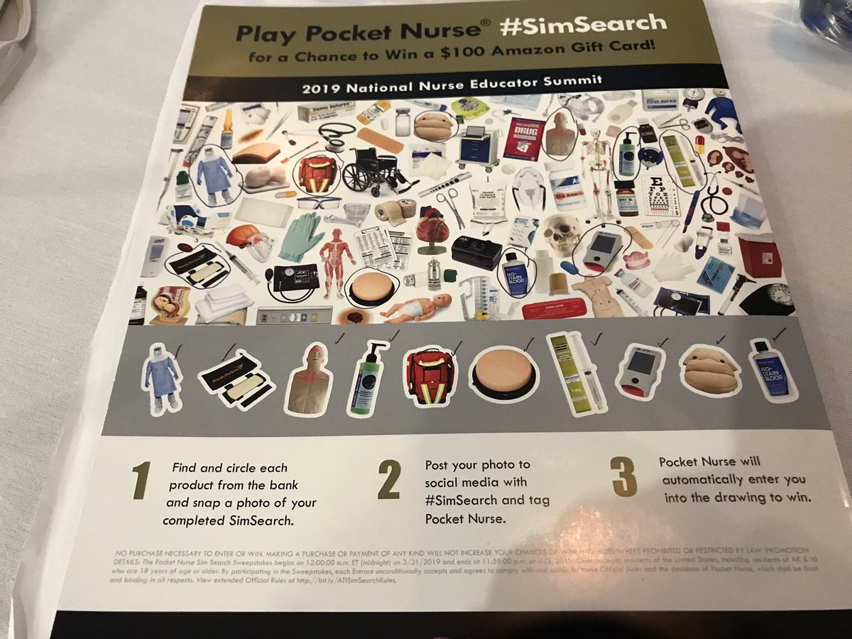 docduncan451's tweet photo. #SimSearch @Pocket_Nurse 2019 ATI National Nurse Educator Summit! https://t.co/rAOrstNS2J