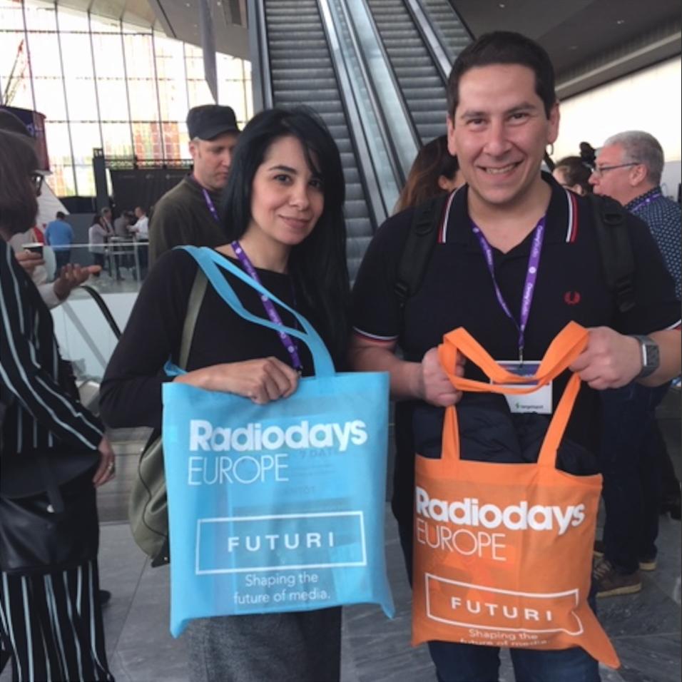 We work with incredible broadcasters in 20 different countries, and we love seeing so many of them at Radiodays Europe! It was great to see our friends Nikoletta Georgiadou @nikolettag3 and Dinos Georgiou from @Mixevents Cyprus here in beautiful Lausanne. #RDE19