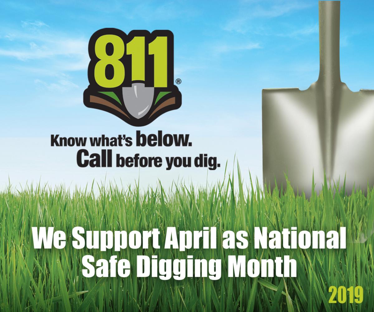 Alabama811's tweet image. April is National Safe Digging Month!! Utilizing the 811 system is a great way to ensure you stay safe out there! #digsafely #alabama811 #811beforeyoudig