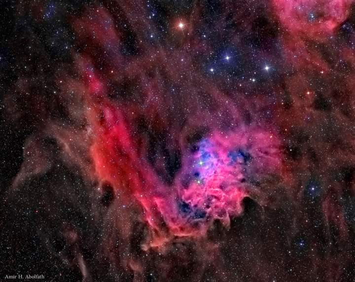 UAstronomia's tweet photo. La #stella AE Aurigae è circondata da una nube incandescente di gas e polvere, chiamata Nebulosa Stella Fiammeggiante -> https://t.co/cFGHukle59

#astronomia #universo #scienza #spazio #cosmo https://t.co/UpxXmm2zJy