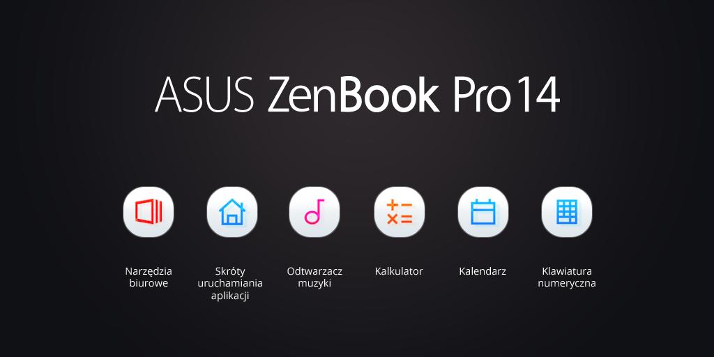 ASUS_PL's tweet photo. Co z poniższych jest dla Ciebie najważniejsze?
Z #ASUS #ZenBookPro #UX480 wszystko możesz przerzucić na touchpad! https://t.co/gejpel193e
