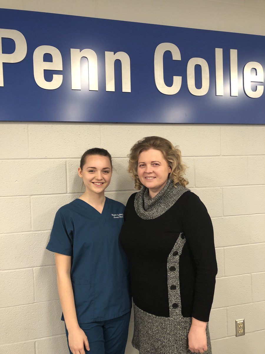 PCTDentalHyg's tweet photo. Time for Moms and Nonna! @PennCollege #dentalhygiene students treat family members in the clinic. https://t.co/r3ryp617YG