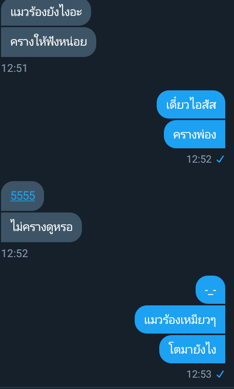 คุณแมวเอาไว้บ่นคูมหมา tweet media