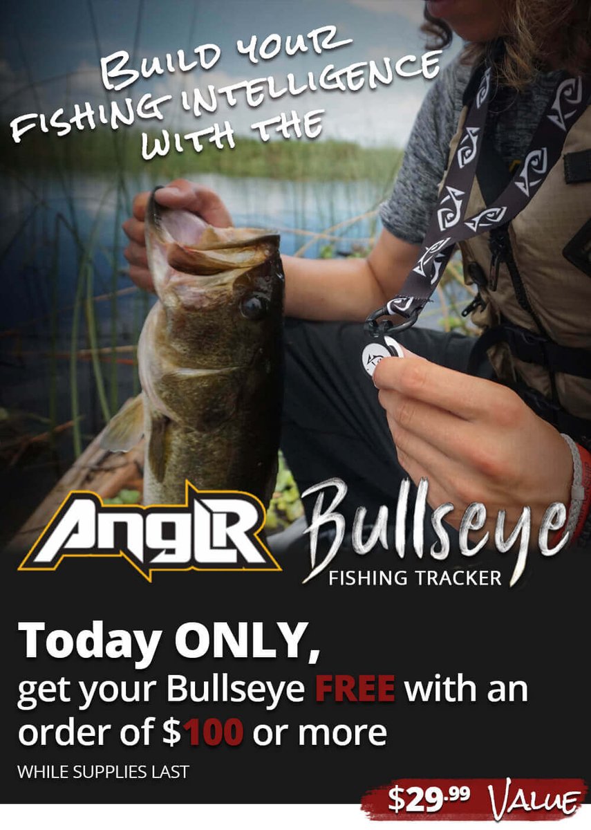 ANGLRfishingapp's tweet photo. Our friends over at @FishUSA are doing an epic sale TODAY ONLY!
Get an ANGLR Bullseye for FREE with any order over $100 at https://t.co/nlugGAdyBu
#AnglrBullseye #LipItLogIt #FishingIntelligence https://t.co/rYSAhD3IXm