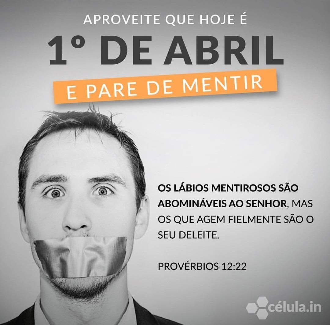 PrNahun's tweet photo. Hoje é um excelente dia para você parar de mentir!
#eusoucristão #diadamentira #deepdrops https://t.co/HSLDzL4Frt