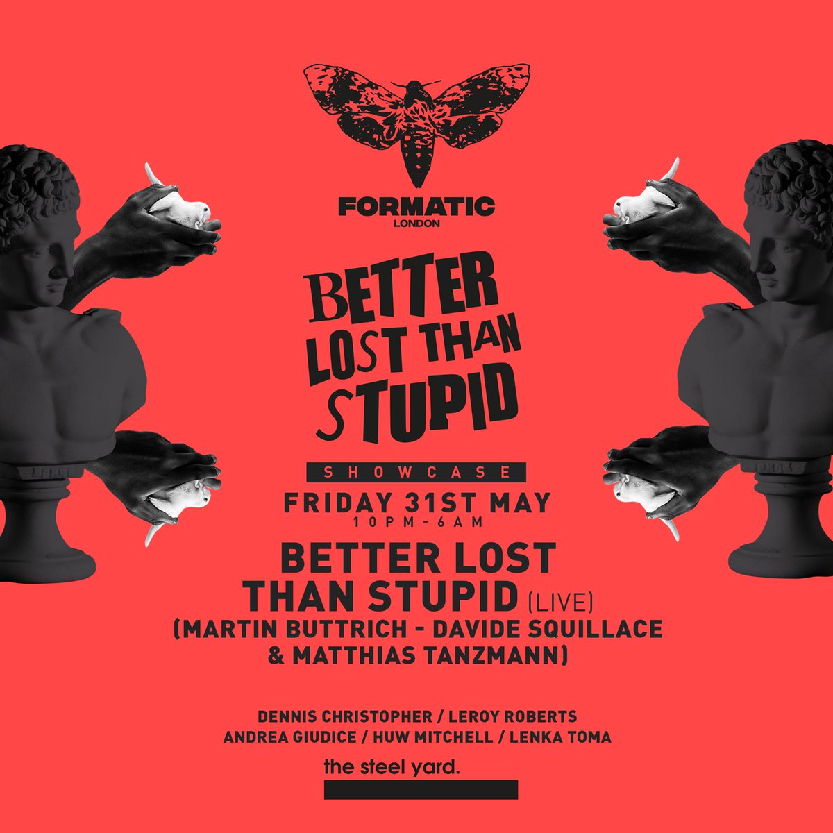 martinbuttrich's tweet photo. Myself, @MattTanzmann and @DavideSquillace are bringing the first-ever @BetterLostStupd live shows to @HeartIbiza and @thesteelyardLDN this May! 🎉🙌

Get your tickets here:

Ibiza: https://t.co/OcYgfk736b
London: https://t.co/dWPHt92EP9 https://t.co/kRLeGfnTNP