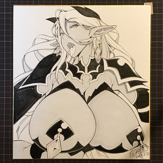 4月分のコミッション色紙、2枚だけ受け付けています。
商品説明をよくお読みになってご購入ください。
色紙コミッション(1キャラ/モノクロ) | 朝木 BOOTH SHOP https://t.co/m8RflwYzzq #booth_pm 