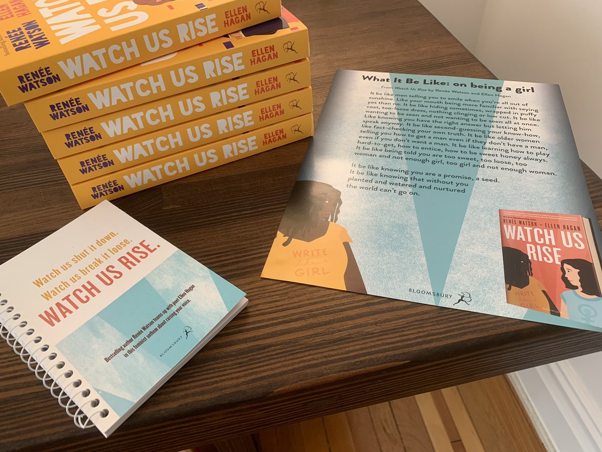 ellenhagan's tweet image. Giveaway! It’s #NationalPoetryMonth &amp;amp; I would love to celebrate by giving away 5 copies of #WatchUsRise with a journal &amp;amp; poster size poem for each winner!

1) Follow
2) Tag two additional people
3) Name a poet or poem that makes you RISE!  

Drawing names on 4/7! Enter to win!