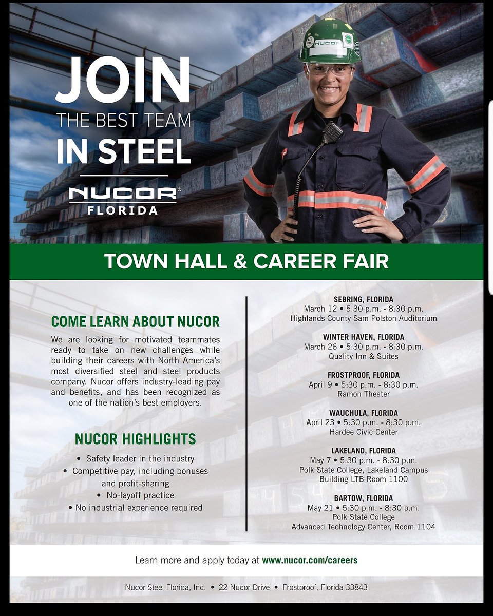 April 9th 5:30pm - 8:30pm in the Ramon Theater Frostproof