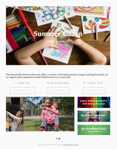 BeachvilleDM's tweet photo. Twitter asks, "What's Happening"?
And we say, "Our summer camp program registration is launching today!"
Prepare for summer fun at the museum by visiting: https://t.co/eUTgQVWR3z
#summercamp
#plansforsummer
#childrenscamp
#MuseumMonday
#earlybirdsdeals https://t.co/qfcKGHIyeY
