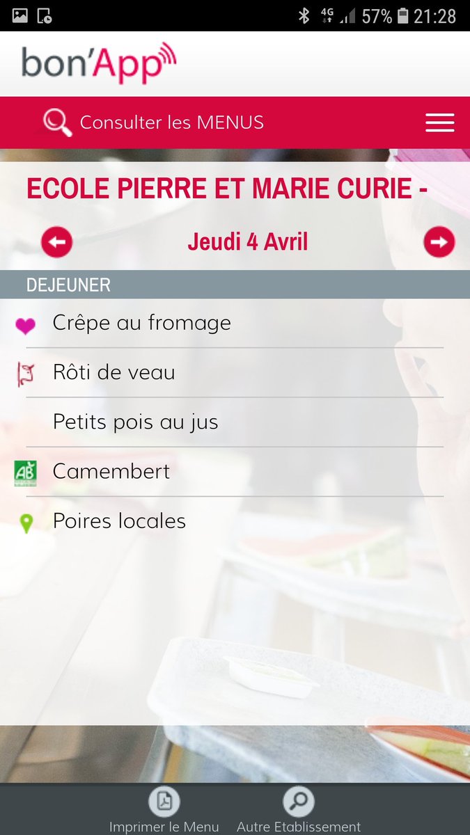 ape_pmc's tweet image. A la cantine cette semaine @ecolepmc .... bonne semaine à tous.