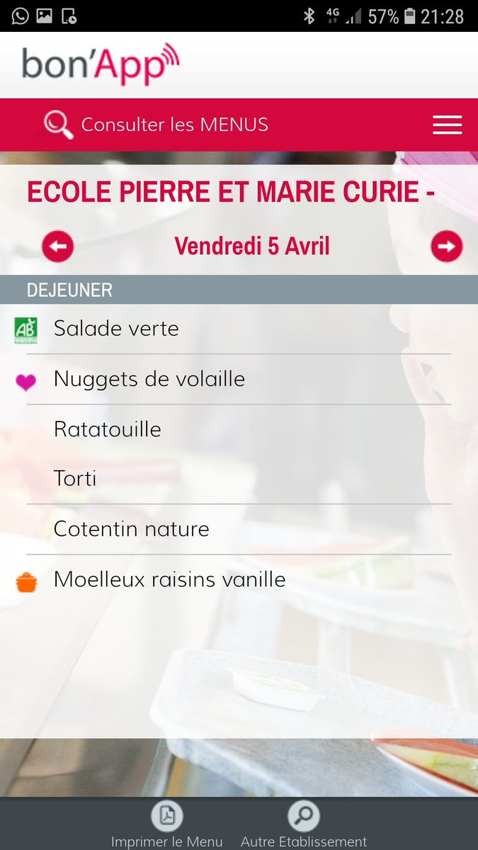 ape_pmc's tweet image. A la cantine cette semaine @ecolepmc .... bonne semaine à tous.