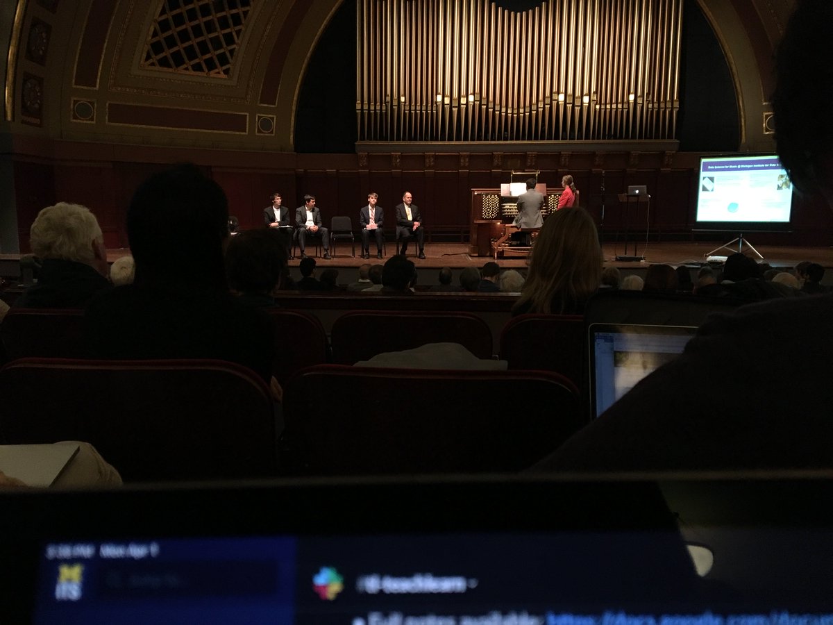 If you can get some work done while attending a lecture with an organ performance in Hill Auditorium, you absolutely should #MichiganIT