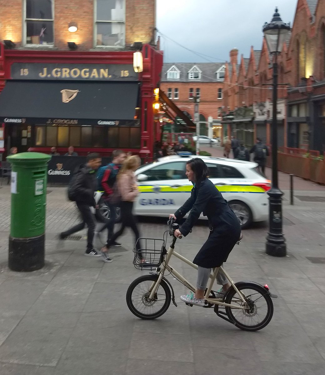 ConorC's tweet photo. “‘Is it about a bicycle?’ he asked” Coming to #VeloCity2019? Recommend a book about bicycles that are half-human, “The Third Policeman” by Flann O’Brien whose anniversary falls today. Grogan’s where “a pint of plain is your only man” was a pub frequented by the writer #VC19 https://t.co/yWO0CLwqie