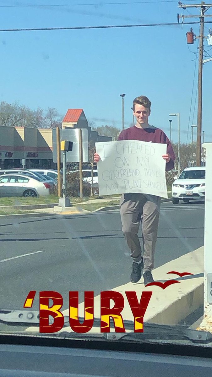 stoolsalisbury's tweet photo. DONT DATE IN COLLEGE BUT ALSO DONT CHEAT ASSHOLE https://t.co/nX9nrTmsqx