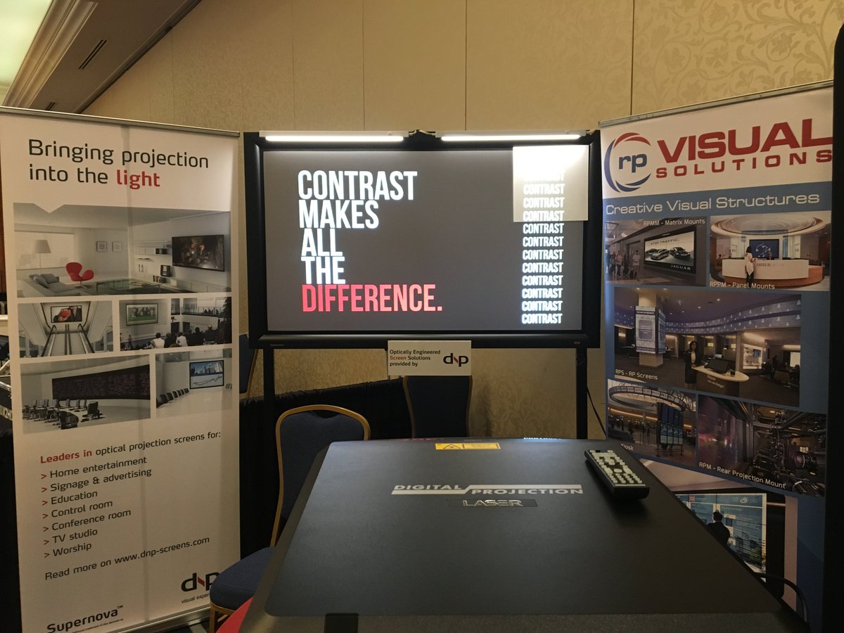 rpVisuals's tweet image. Thank you to those who came out to the Sapphire Philadelphia Show! It was a great turn out! And a special thank you to Digital Projection for their E-Vision to pair with our dnp Supernova Screen!  #MoreThanAMount #CreativeVisualStructures #EngineerScreenSolutions #AVTweeps