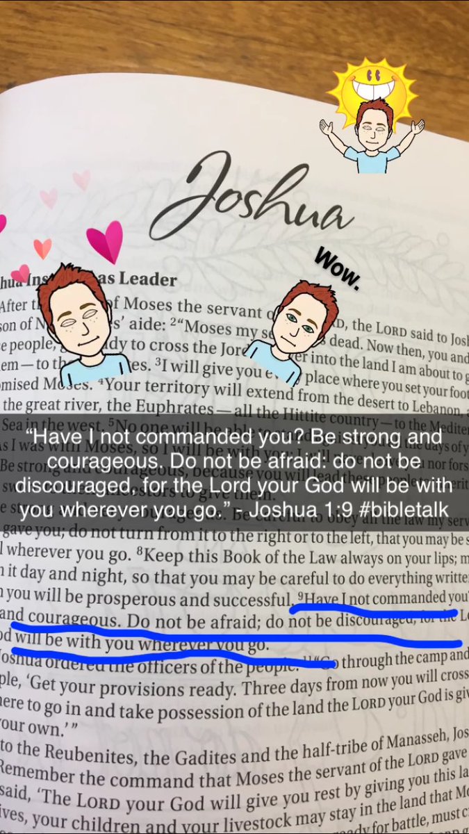 Will66754937's tweet photo. This in the neat booksnap I was able to create using Snapchat and the word of truth. @TaraMartinEDU #SC356
It is a great resource to use to connect with learners today. Create school accounts and check their stories for main ideas, rising action, climax, etc! @mfrazier313 https://t.co/8ngUtcmDMk