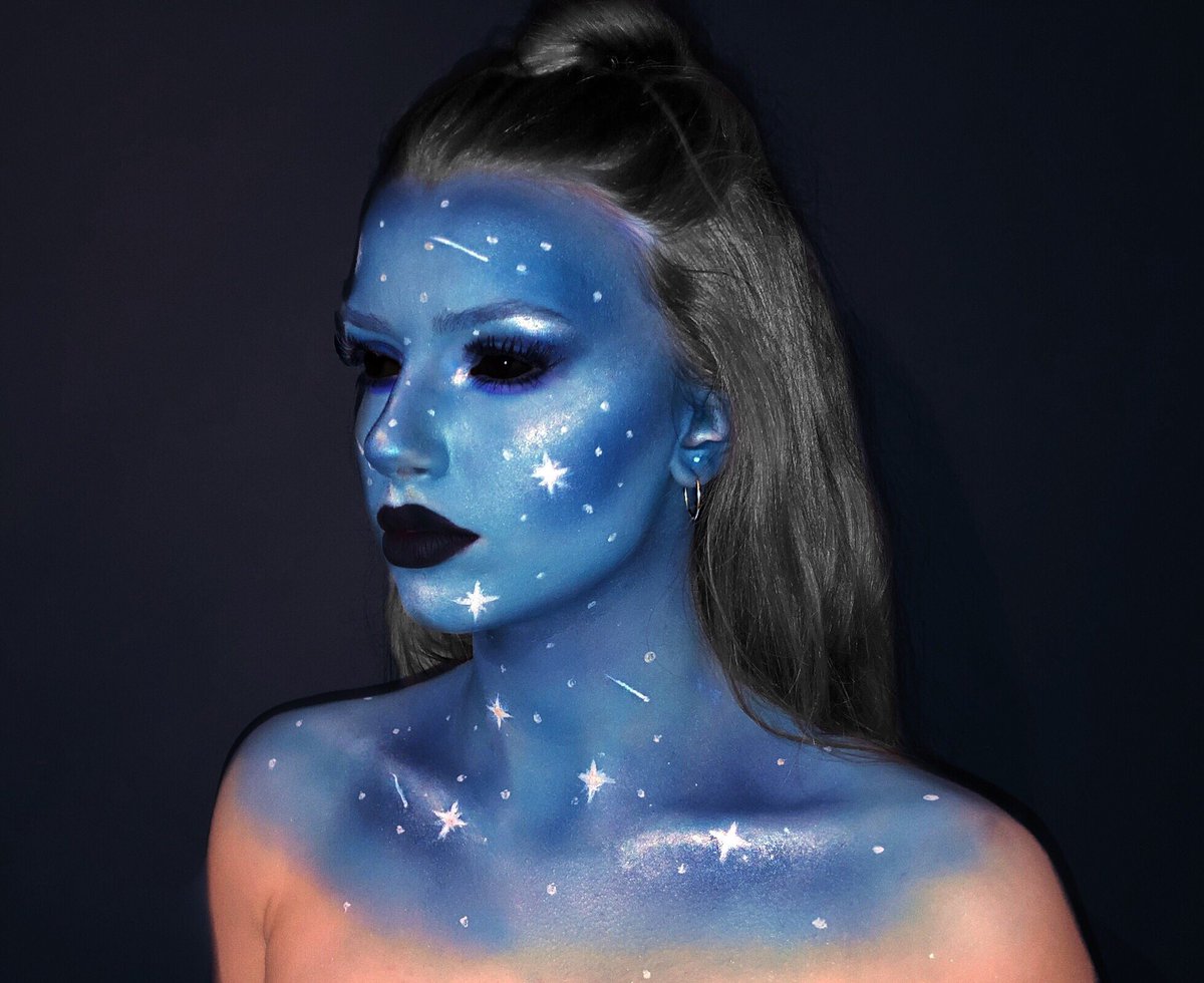 first time creating a look using BLUE BLOOD, and it lived up to everything <a href="/JeffreeStar/">Jeffree Star</a> said!💙 #BlueBlood #BlueBloodPalette