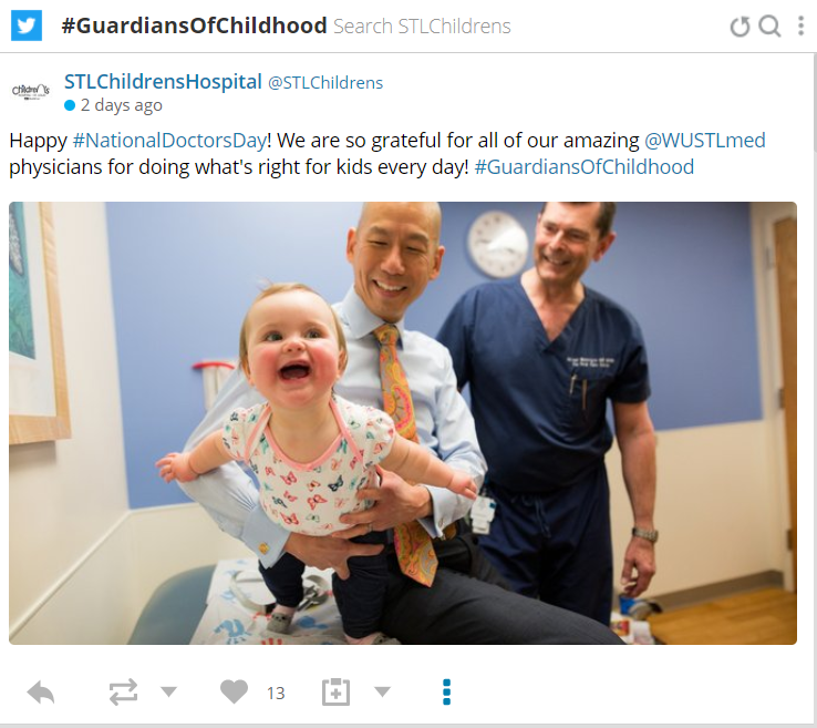 hootjenny's tweet photo. This is a test post from the #GuardiansOfChildhood, @stlchildrens! https://t.co/Qj3TANO1oC