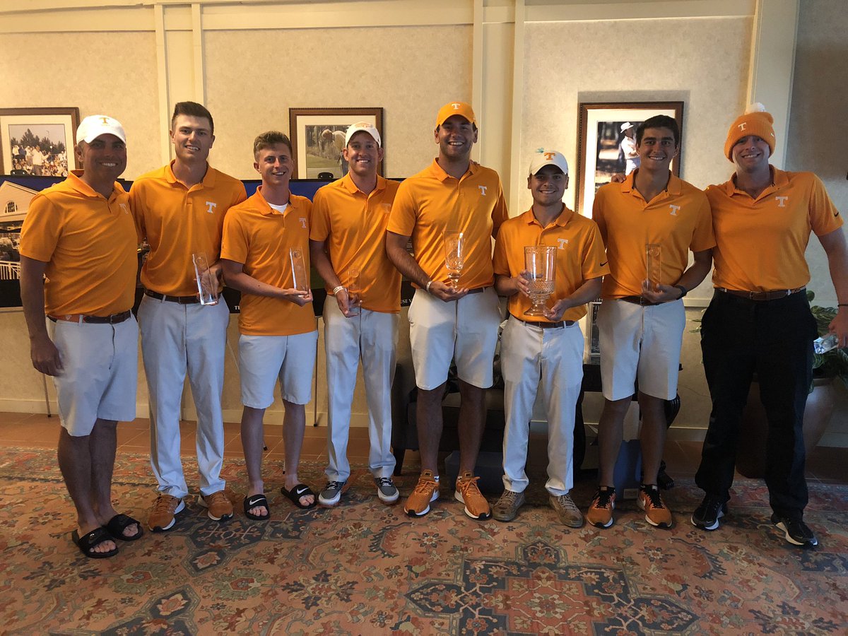 CHAMPS!!!!!!
That’s what I call a bounce back tourney. So proud of these guys. LETS GBO🍊!!! <a href="/Vol_Golf/">Tennessee Golf</a>