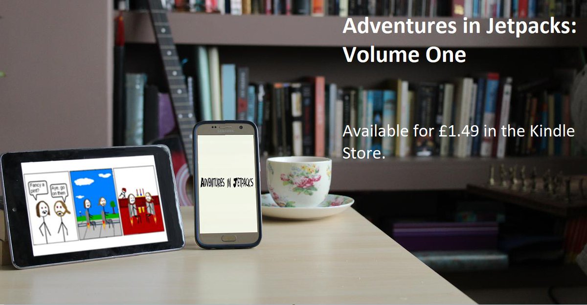 jetpackcomic's tweet image. I'd like to remind you all that 'Adventures in Jetpacks: Volume One is available to buy in Amazon's Kindle Store!

tinyurl.com/y62kgfh5