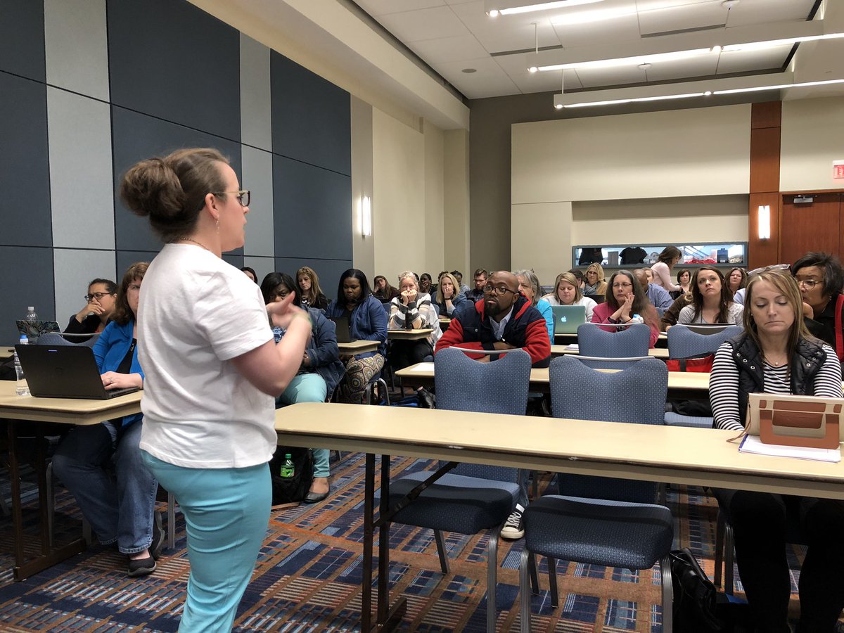 UNCGMSPS's tweet image. Today, this group, representing @UNCGMSPS and @UNCGSchoolofEdu presented at the @NCReadingAssoc conference to share their work on Engaged Reading with MSPS students. #UNCGMSPS #BetterTogether @UNCG @UNC_System @UNCGChancellor