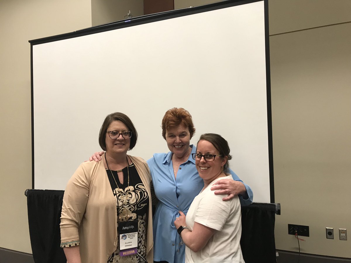 UNCGMSPS's tweet image. Today, this group, representing @UNCGMSPS and @UNCGSchoolofEdu presented at the @NCReadingAssoc conference to share their work on Engaged Reading with MSPS students. #UNCGMSPS #BetterTogether @UNCG @UNC_System @UNCGChancellor