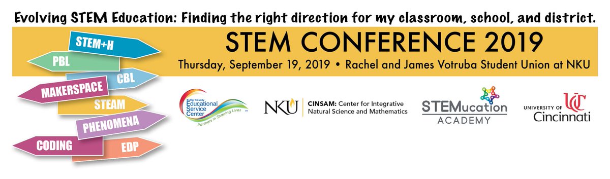 We are now accepting Request for Proposals for our Annual STEM Conference! Our theme this year is; Evolving STEM Education: Finding the right direction for my classroom, school and district. Submit your proposals here: surveymonkey.com/r/STEMConf2019 <a href="/ButlerCountyESC/">Butler County ESC</a>