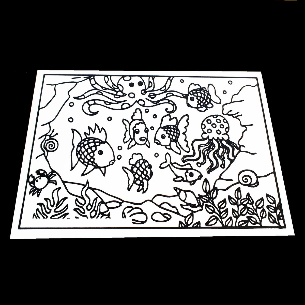 ArtFlocking's tweet image. One of our new #velvet #art Designs 😍 #underthesea #velvetart #flocked #hoursoffun #colouring #adultcolouring #keepthekidshappy