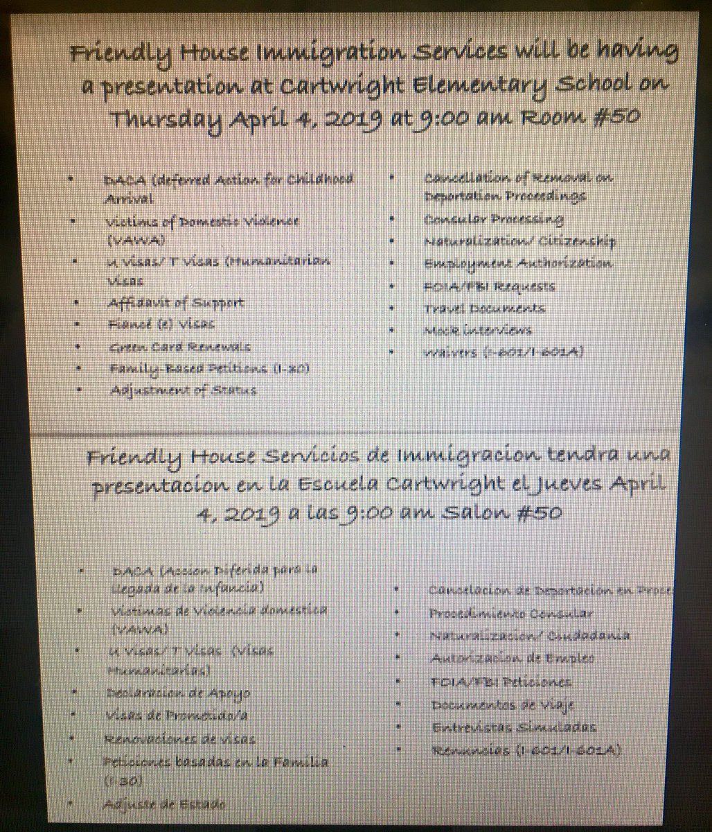 Cartwright Elementary School tweet media