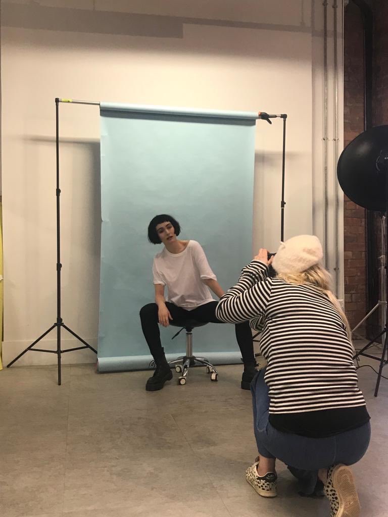 Behind the scenes 💙