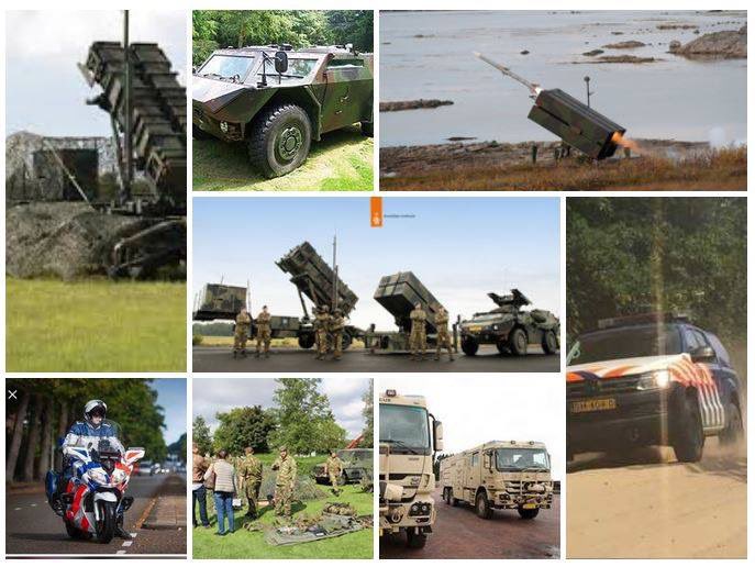 Defensie pakt uit voor jong en oud.
Naast de Marechaussee zullen ook de onderdelen Grondgebonden Luchtverdedigingscommando Commando Landstrijdkrachten vd VredePeel, 
het Operationeel Ondersteuningscommando Land uit Apeldoorn en vanuit de Luchtmacht zal er een Crashtender komen.