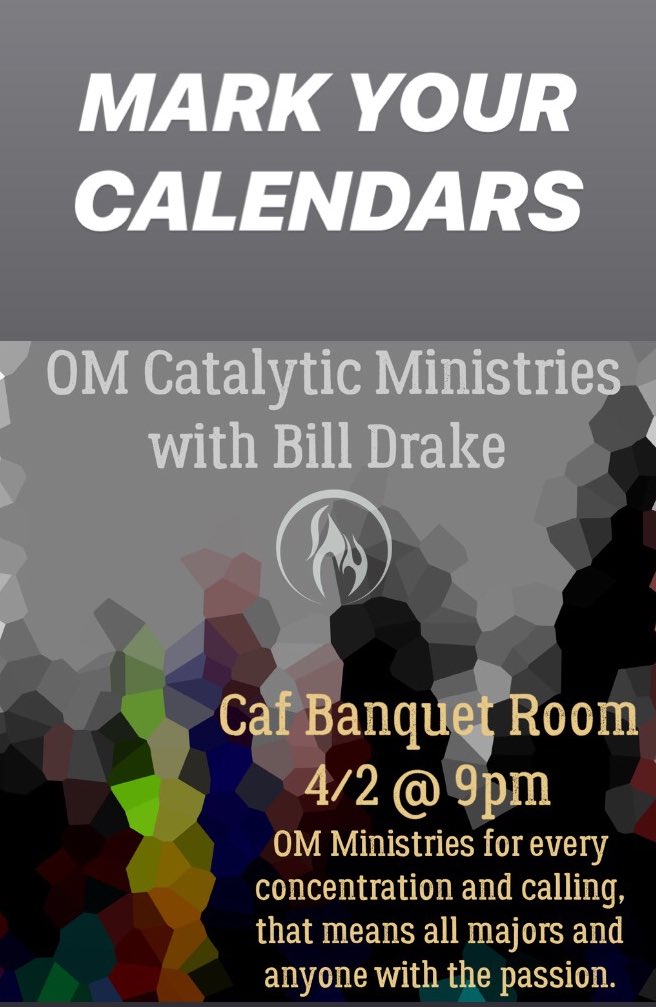 SMU_Biola's tweet photo. See you tomorrow night! https://t.co/s94v3lTkz7