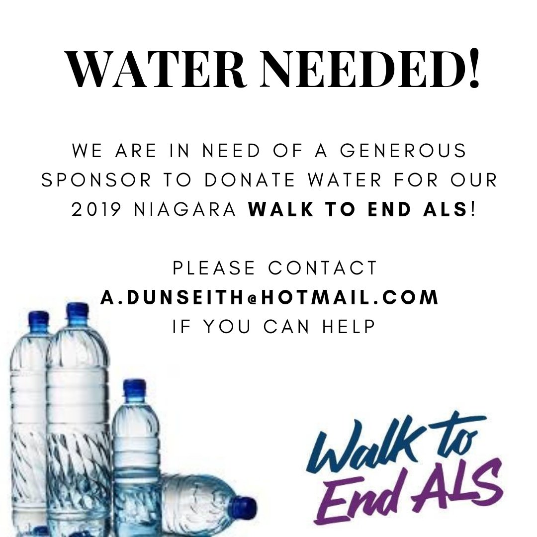 alswalkniagara's tweet photo. We still need sponsors for the walk on June 8, 2019. Please let us know if you can help! #alscanada #walktoendals #jointhewalk #donatenow #sponsor #letsendals #nomoreals https://t.co/j3jidZpSHf