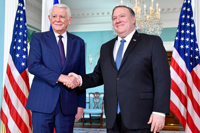 Secretary Pompeo Meets With Romanian Foreign Minister Melescanu