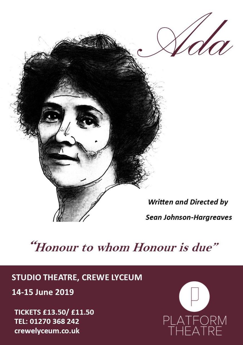 MichVictoria12's tweet photo. Extremely excited to play Rose in this beautiful piece of writing. A play very relevant today. Tickets are available now: https://t.co/xKudlm2EQP #PlatformTheatreCompany #Crewe #Cheshire #actorslife #AdaNield #Manchester https://t.co/szjkOWwOi4