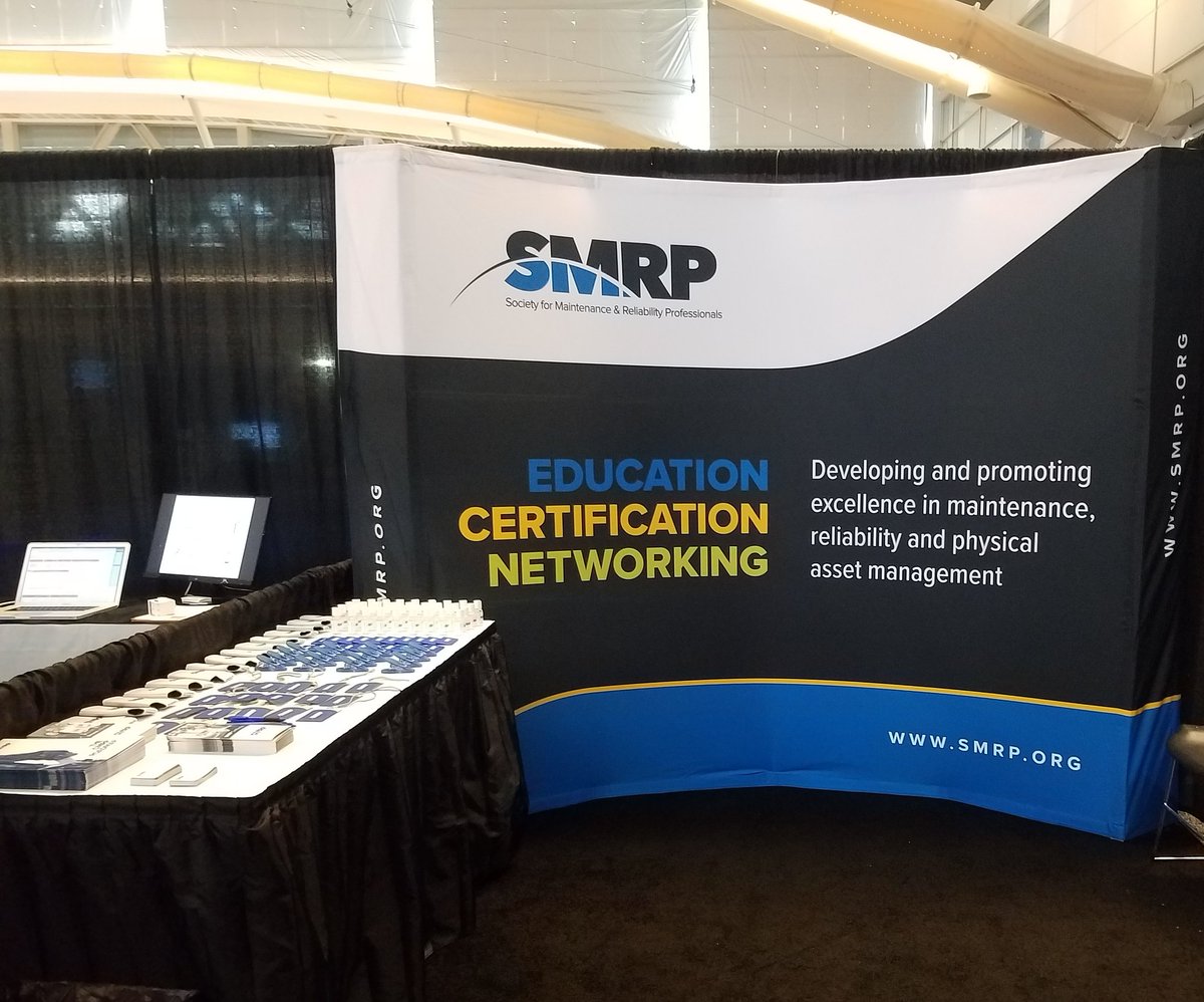 The reception is starting. Come by and grab some mints at the SMRP booth #mfgtechshow