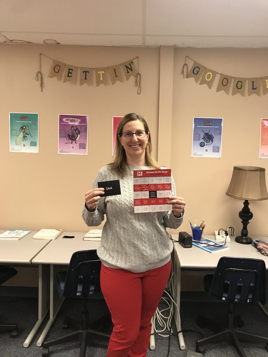 MrsLanghorne's tweet photo. Another PD Bingo @mcleanhigh Congrats @MrsMorganMHS #leapoflearning #pushthepineapple https://t.co/y052SLcZ8z