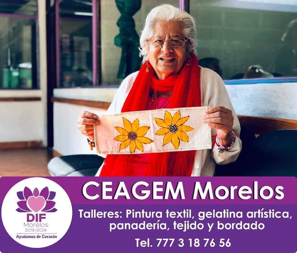 DIF_Morelos's tweet photo. #FelizLunes En el #CEAGEM contamos con talleres gratuitos donde promovemos que los adultos mayores adquieran nuevos conocimientos y habilidades.
¡Te esperamos!
En el #DIFMorelos #AyudamosDeCorazón https://t.co/11eLy5u4nT
