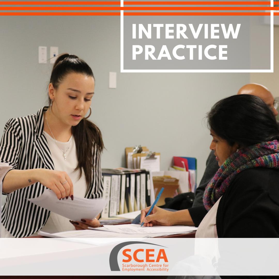 TDSB_CS's tweet photo. Get the job by impressing employers by attending our #FREE Interview Practice Workshop - Every Friday in April at #SCEA #ScarbTO #CedarbraeMall 416-396-8100 https://t.co/2yLZvbvUAd. #AccessibleTO https://t.co/pY74BL7W1W